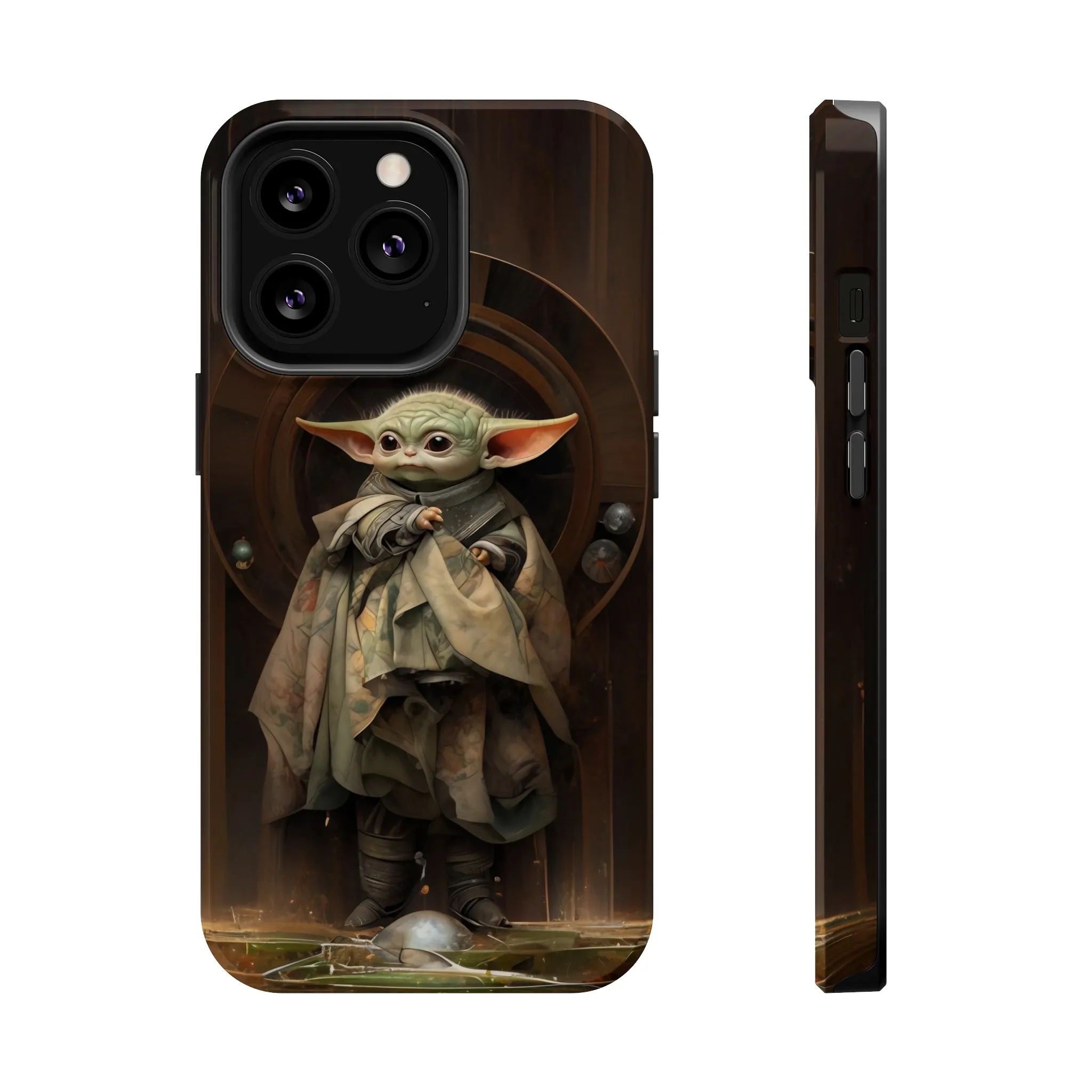 MagSafe Tough iPhone Case - Baby Yoda Grogu Renaissance Painting