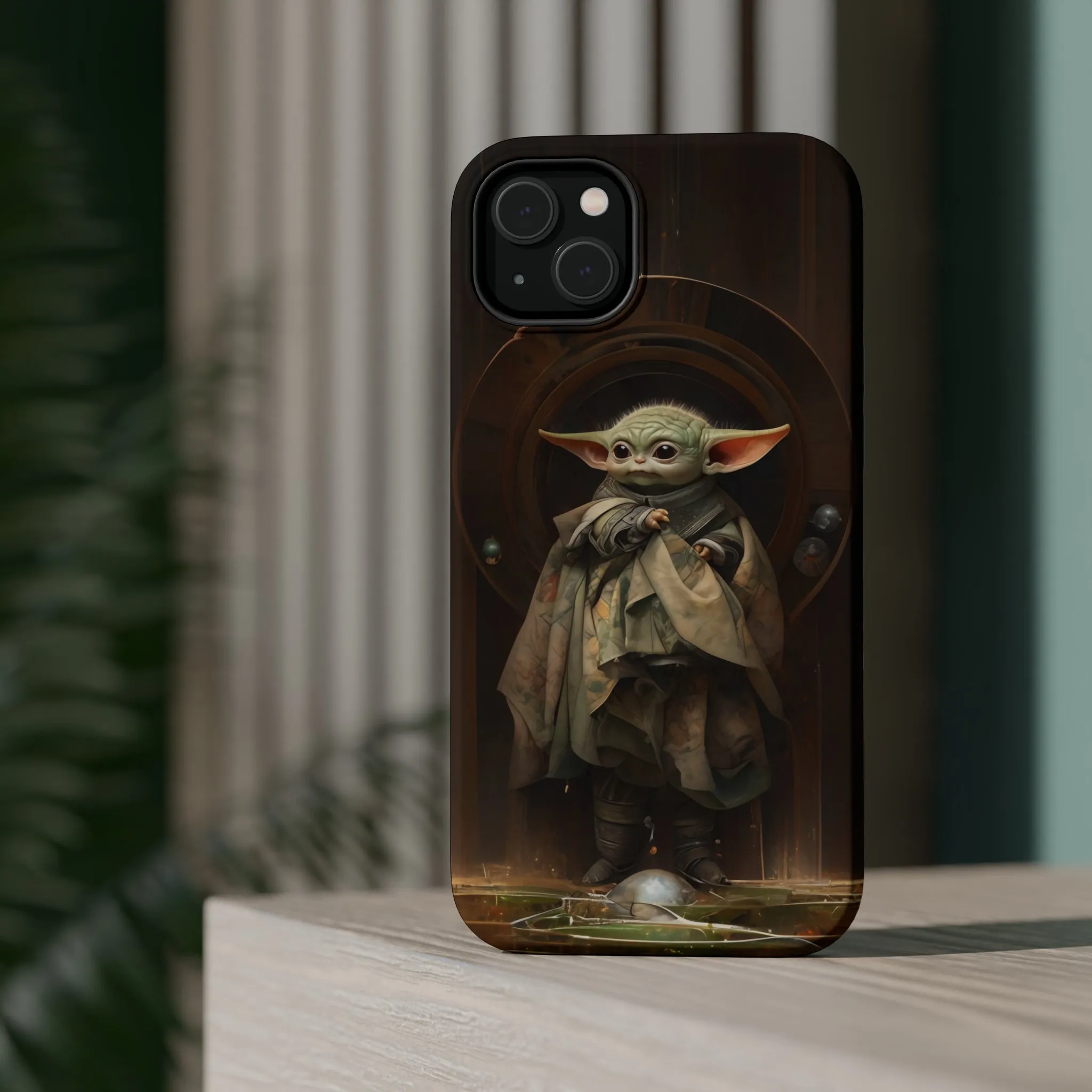 MagSafe Tough iPhone Case - Baby Yoda Grogu Renaissance Painting