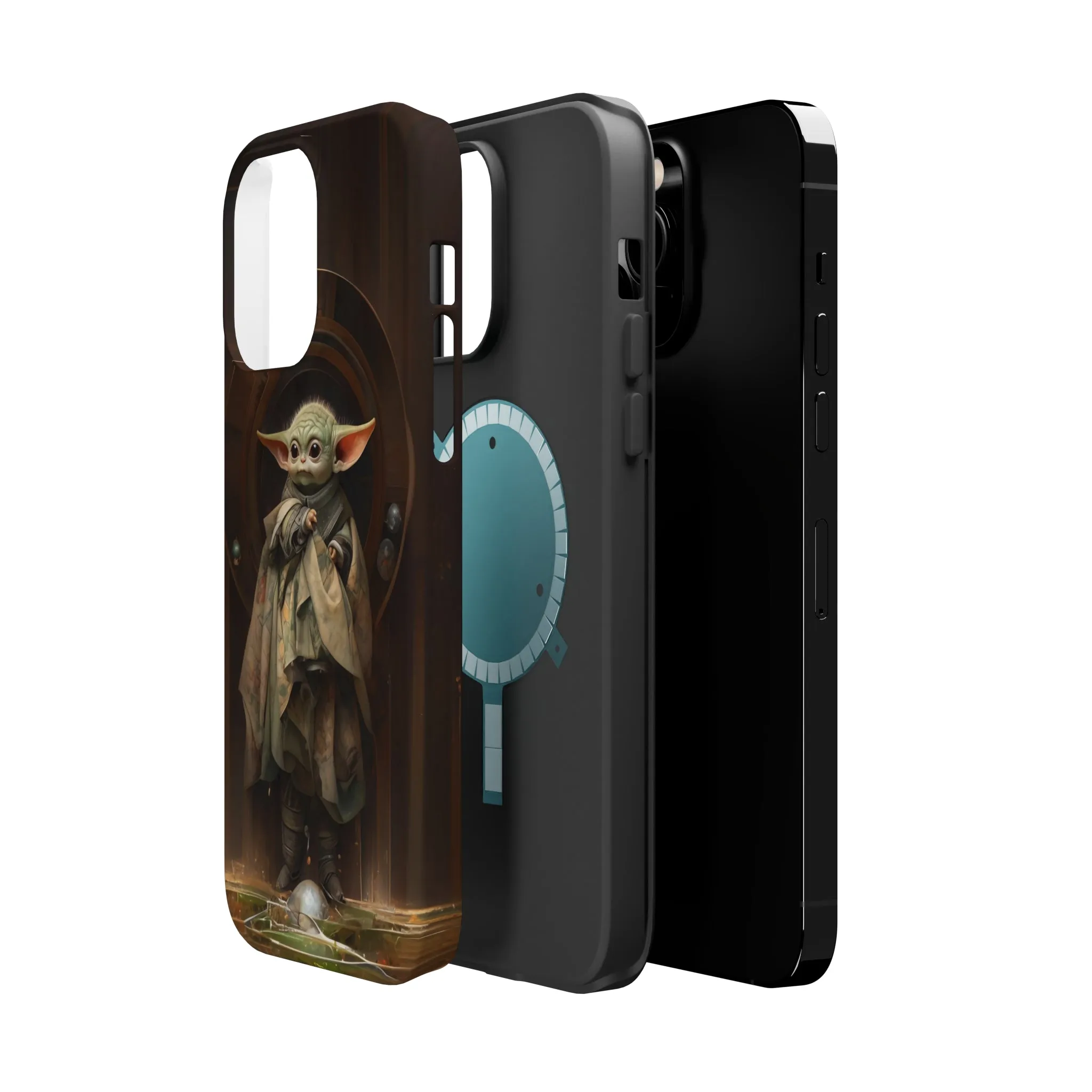 MagSafe Tough iPhone Case - Baby Yoda Grogu Renaissance Painting