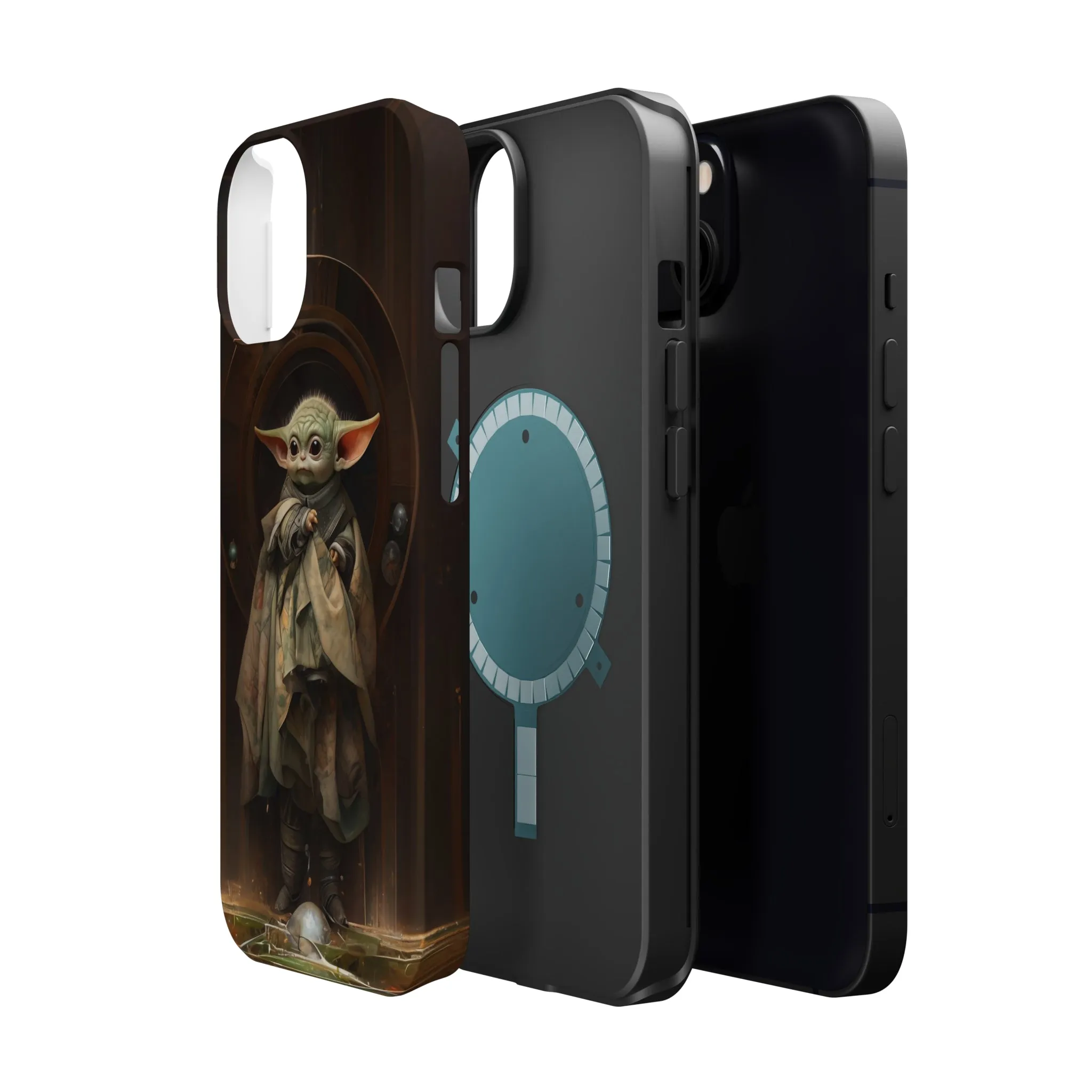 MagSafe Tough iPhone Case - Baby Yoda Grogu Renaissance Painting