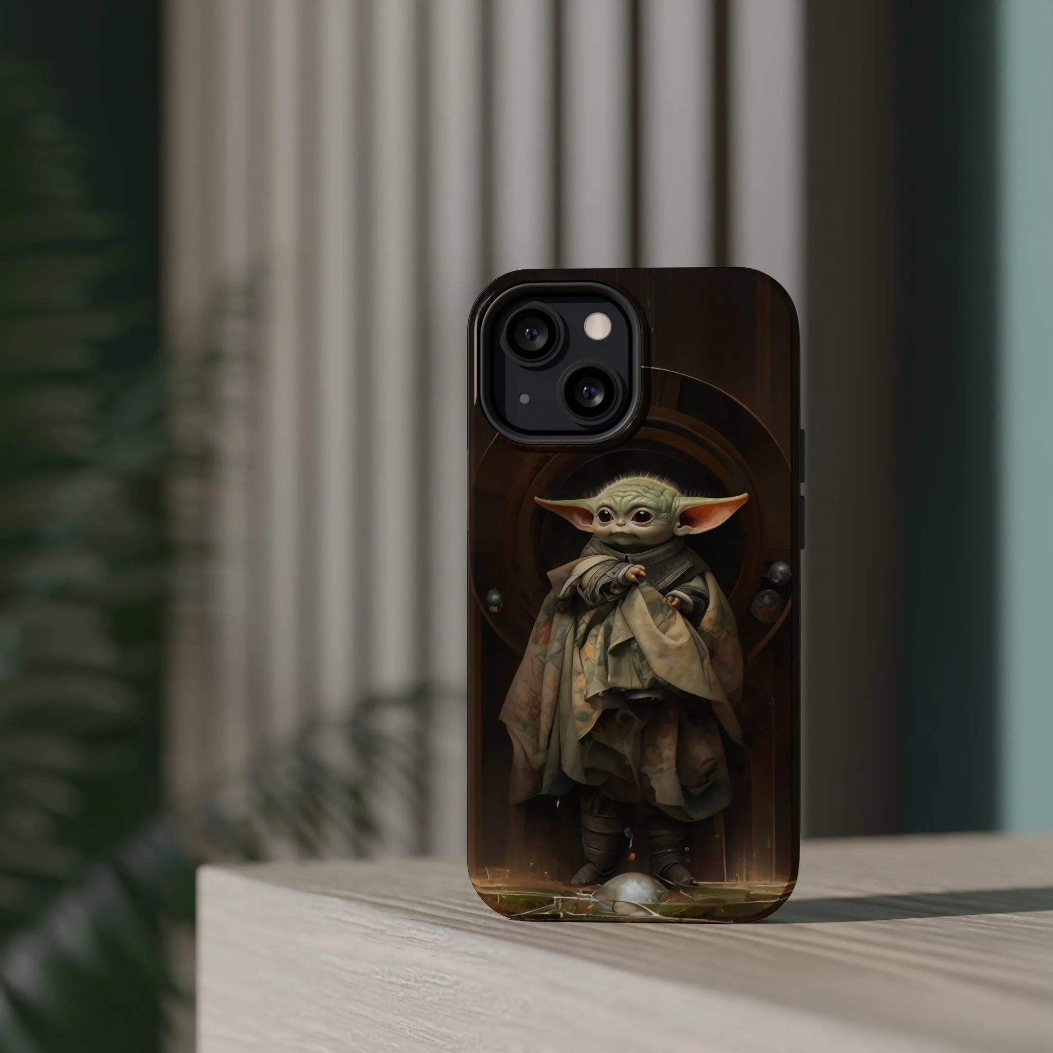 MagSafe Tough iPhone Case - Baby Yoda Grogu Renaissance Painting