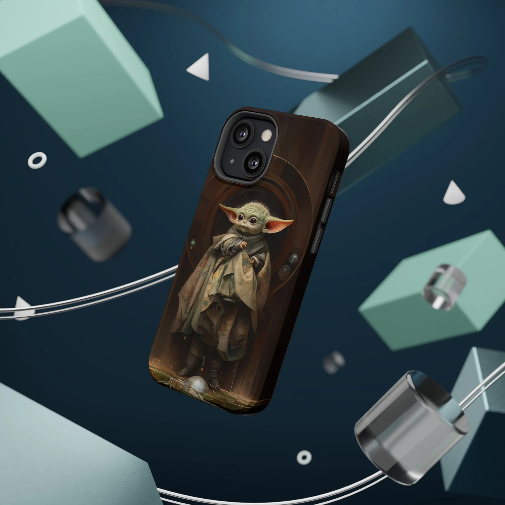 MagSafe Tough iPhone Case - Baby Yoda Grogu Renaissance Painting