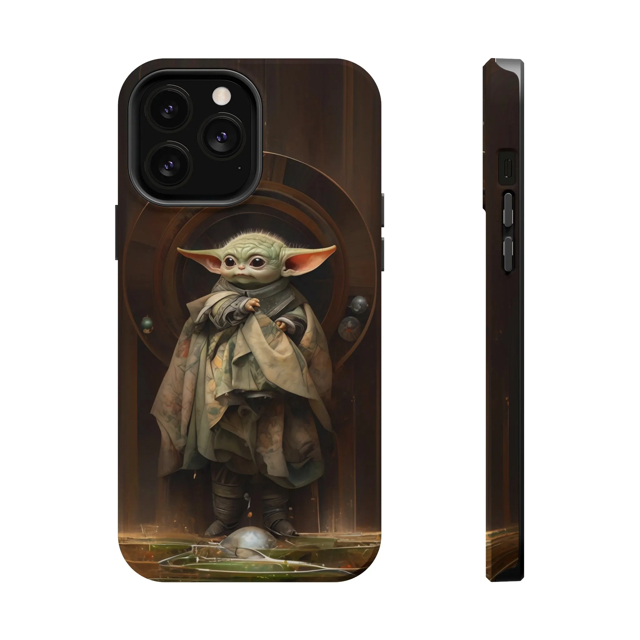 MagSafe Tough iPhone Case - Baby Yoda Grogu Renaissance Painting