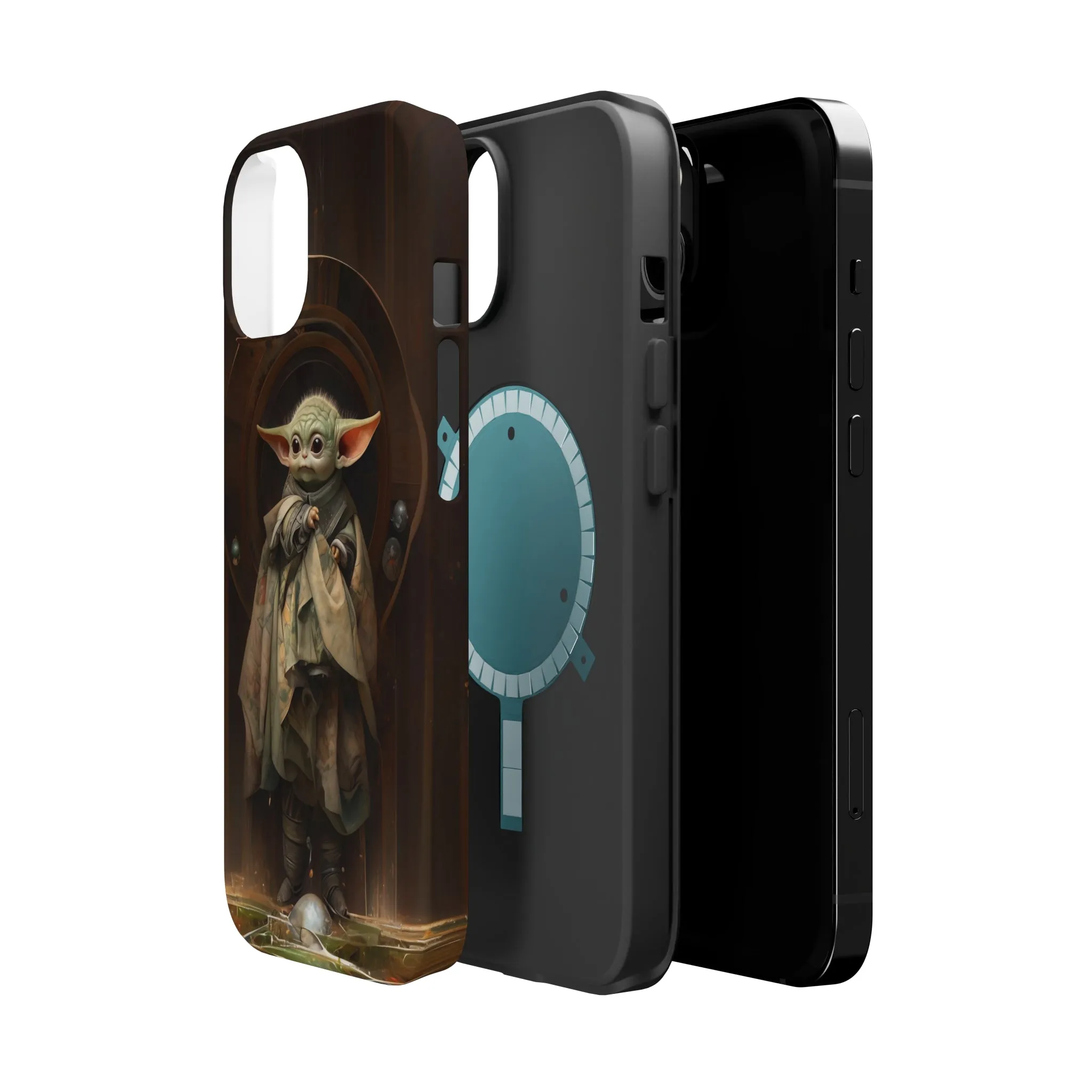 MagSafe Tough iPhone Case - Baby Yoda Grogu Renaissance Painting