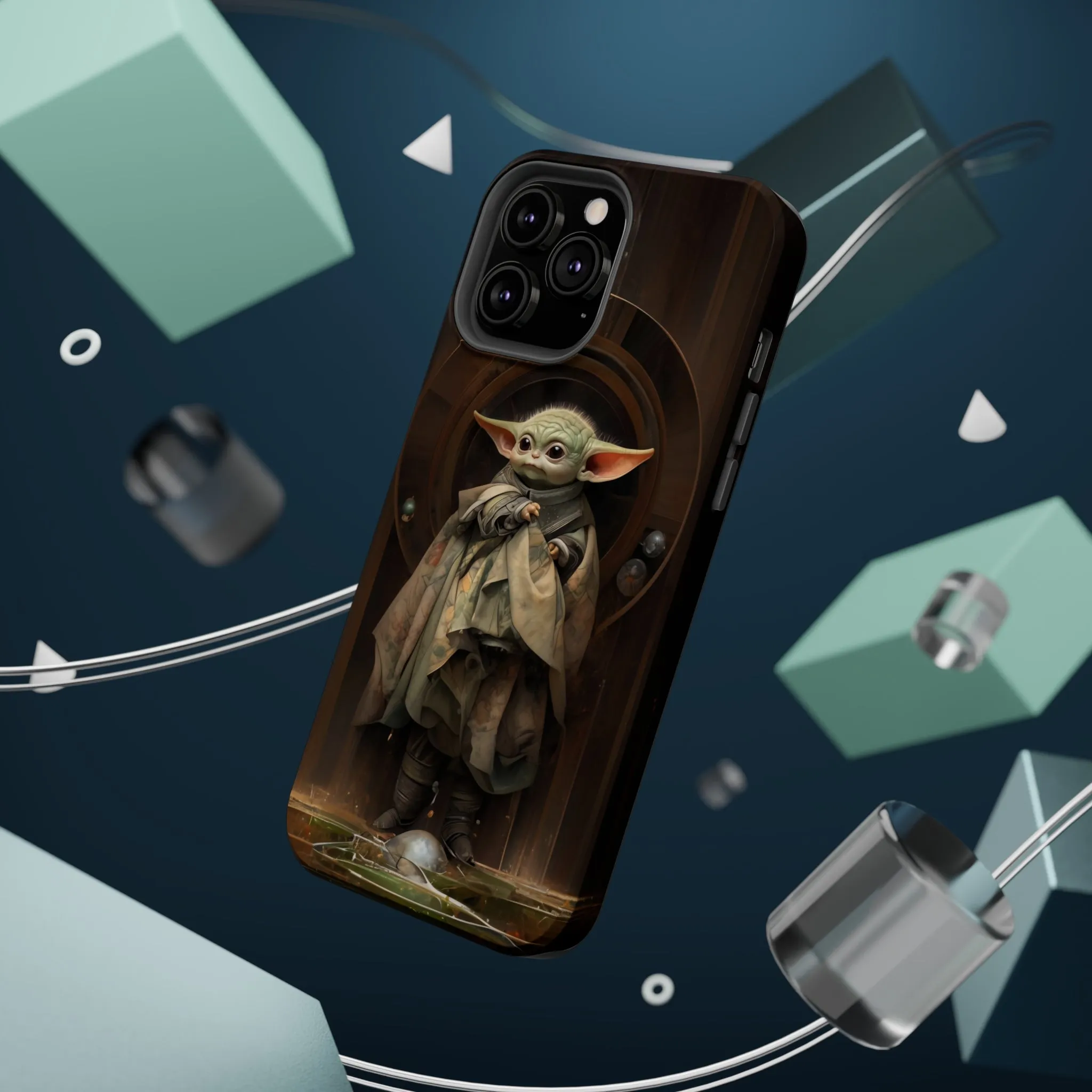 MagSafe Tough iPhone Case - Baby Yoda Grogu Renaissance Painting