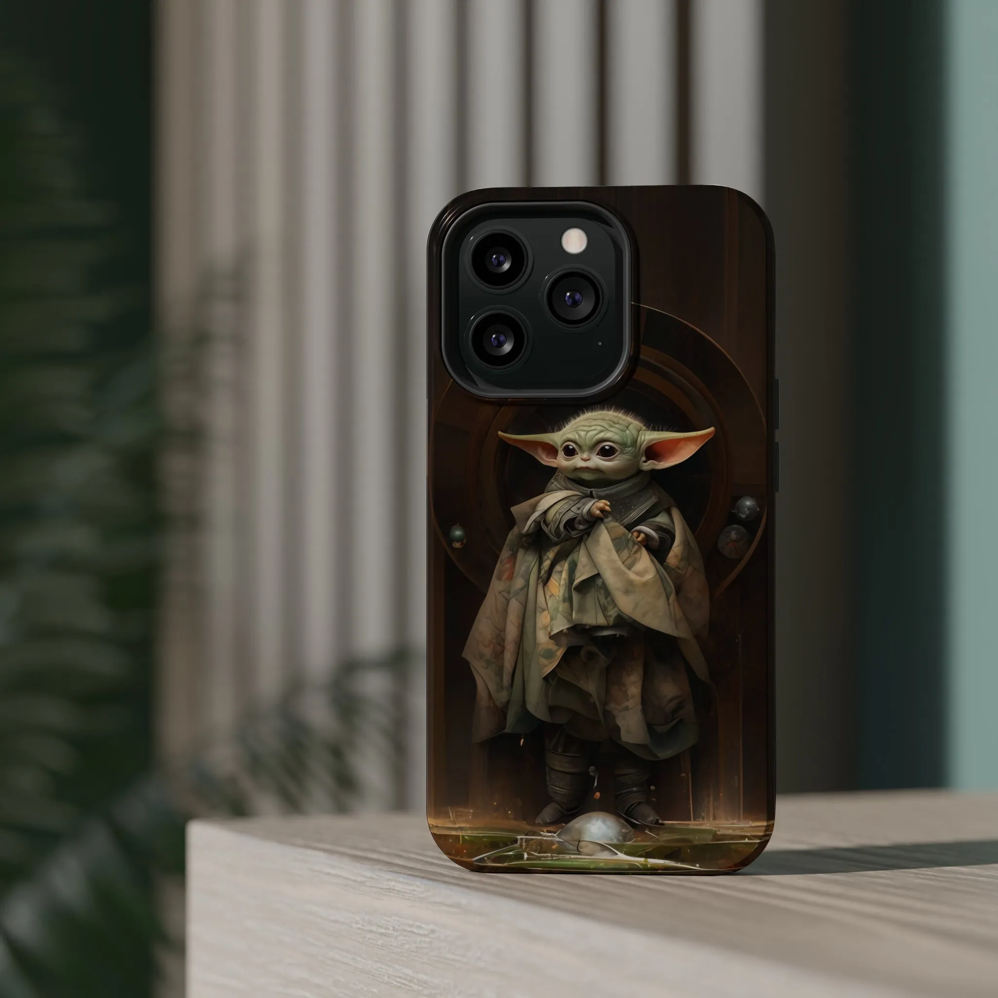 MagSafe Tough iPhone Case - Baby Yoda Grogu Renaissance Painting