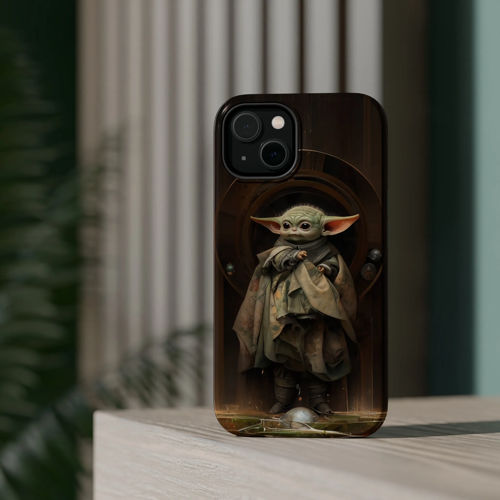 MagSafe Tough iPhone Case - Baby Yoda Grogu Renaissance Painting