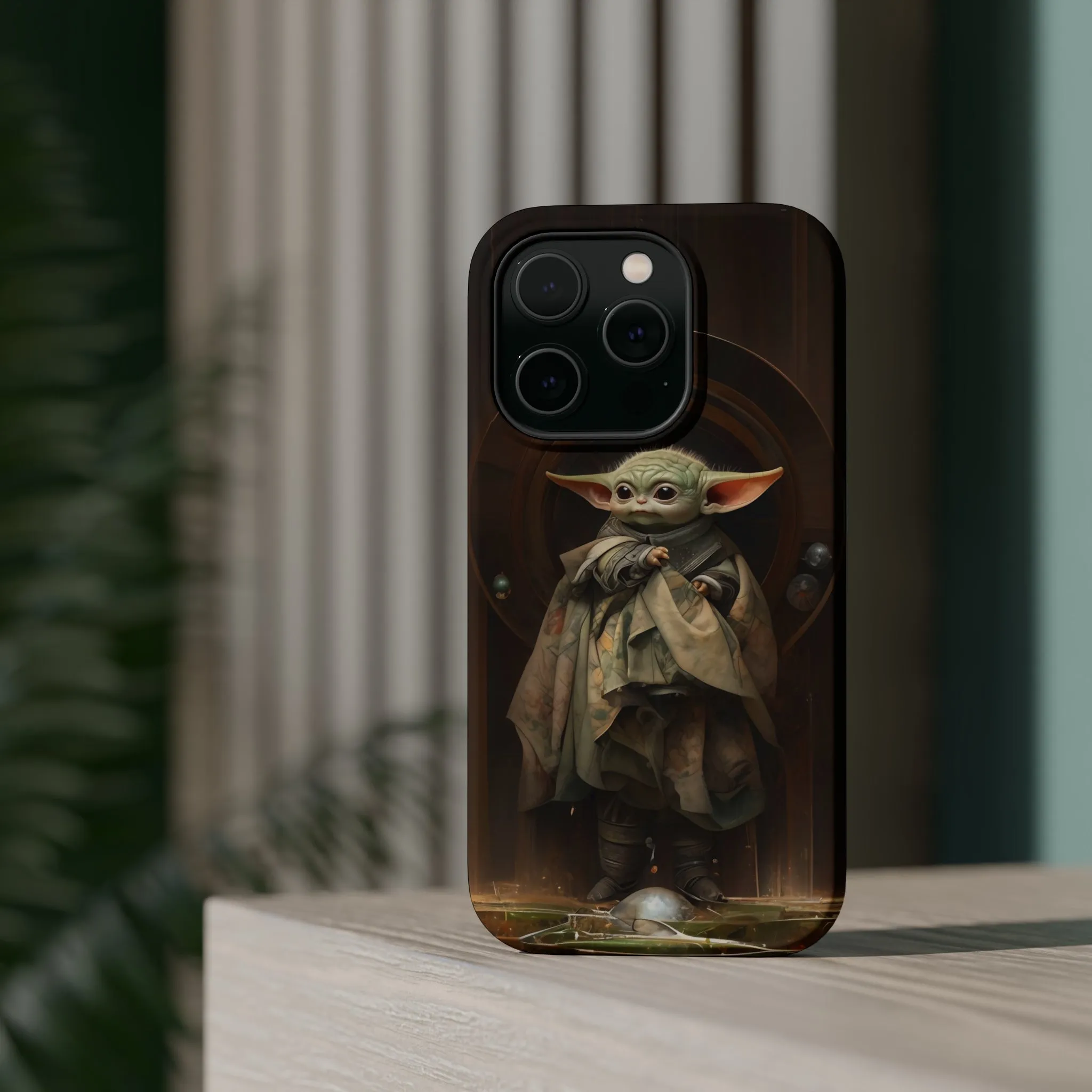 MagSafe Tough iPhone Case - Baby Yoda Grogu Renaissance Painting