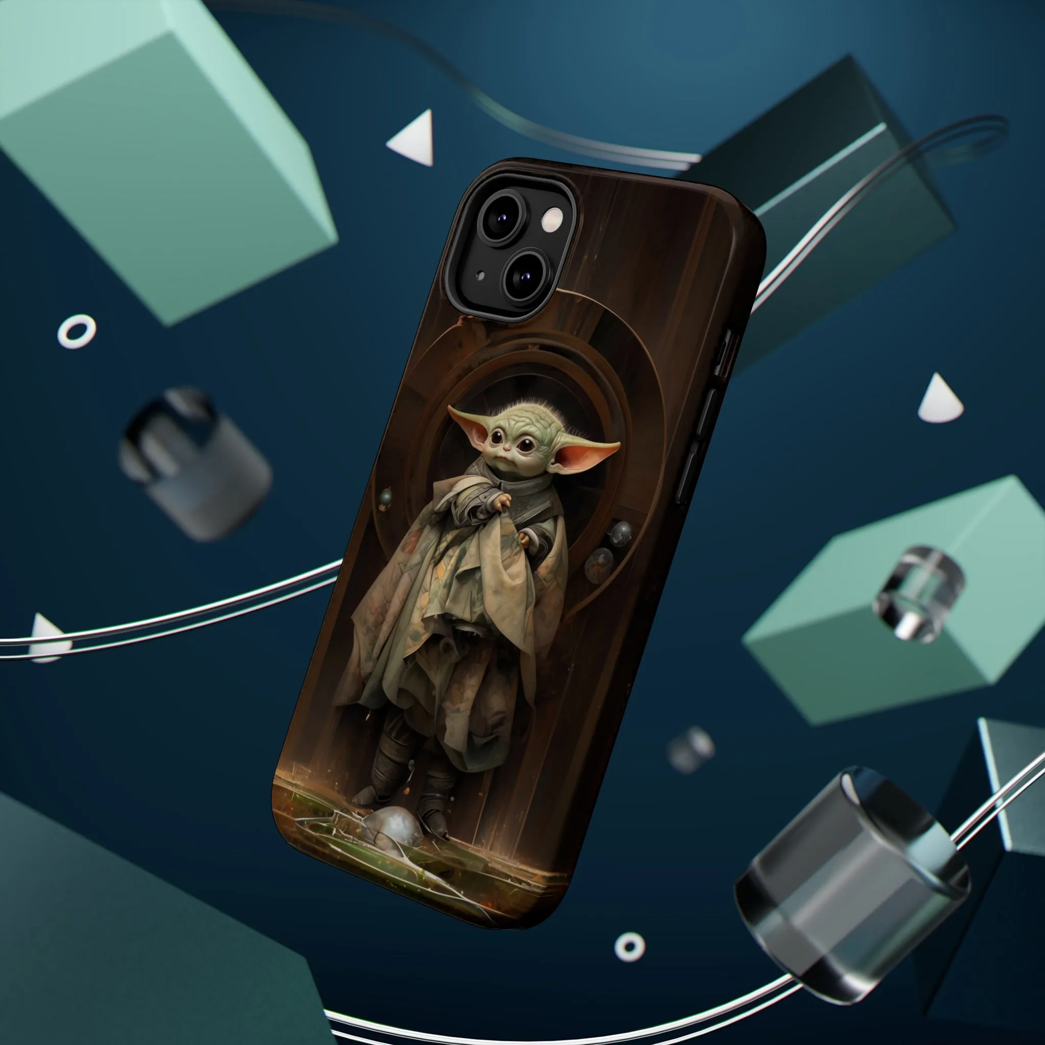 MagSafe Tough iPhone Case - Baby Yoda Grogu Renaissance Painting