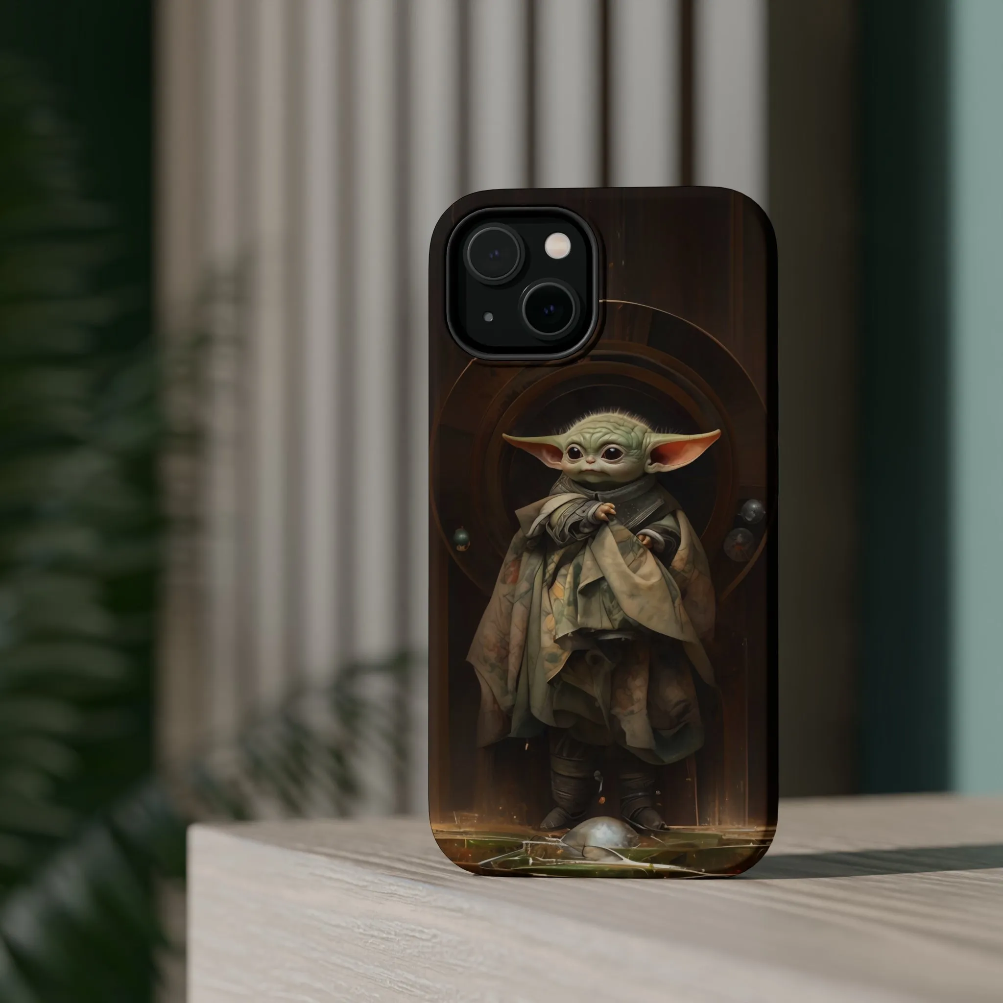 MagSafe Tough iPhone Case - Baby Yoda Grogu Renaissance Painting