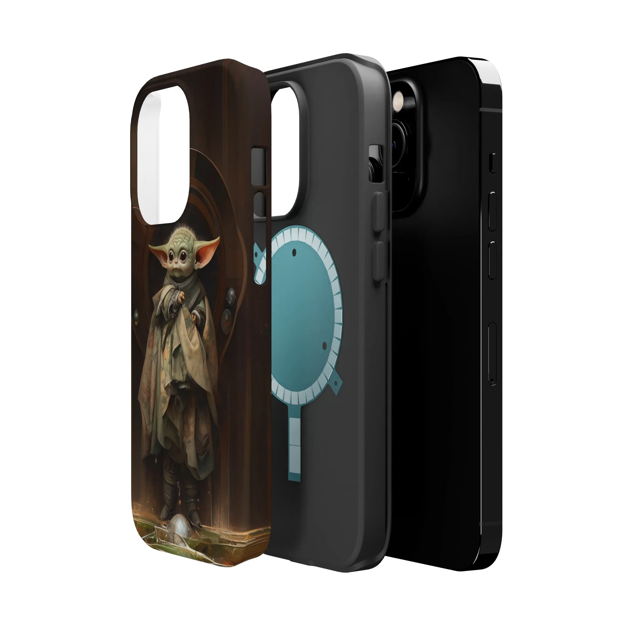 MagSafe Tough iPhone Case - Baby Yoda Grogu Renaissance Painting
