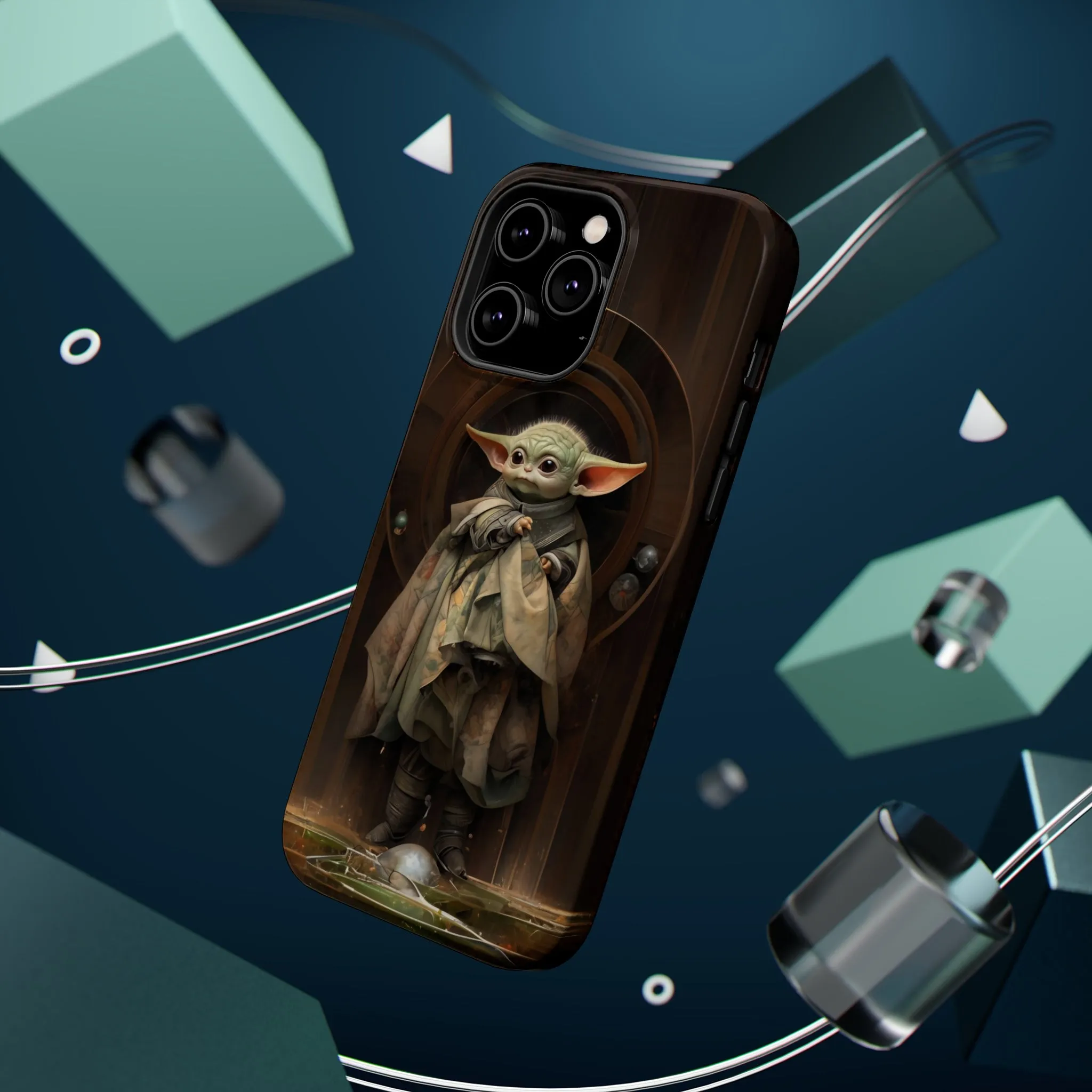MagSafe Tough iPhone Case - Baby Yoda Grogu Renaissance Painting