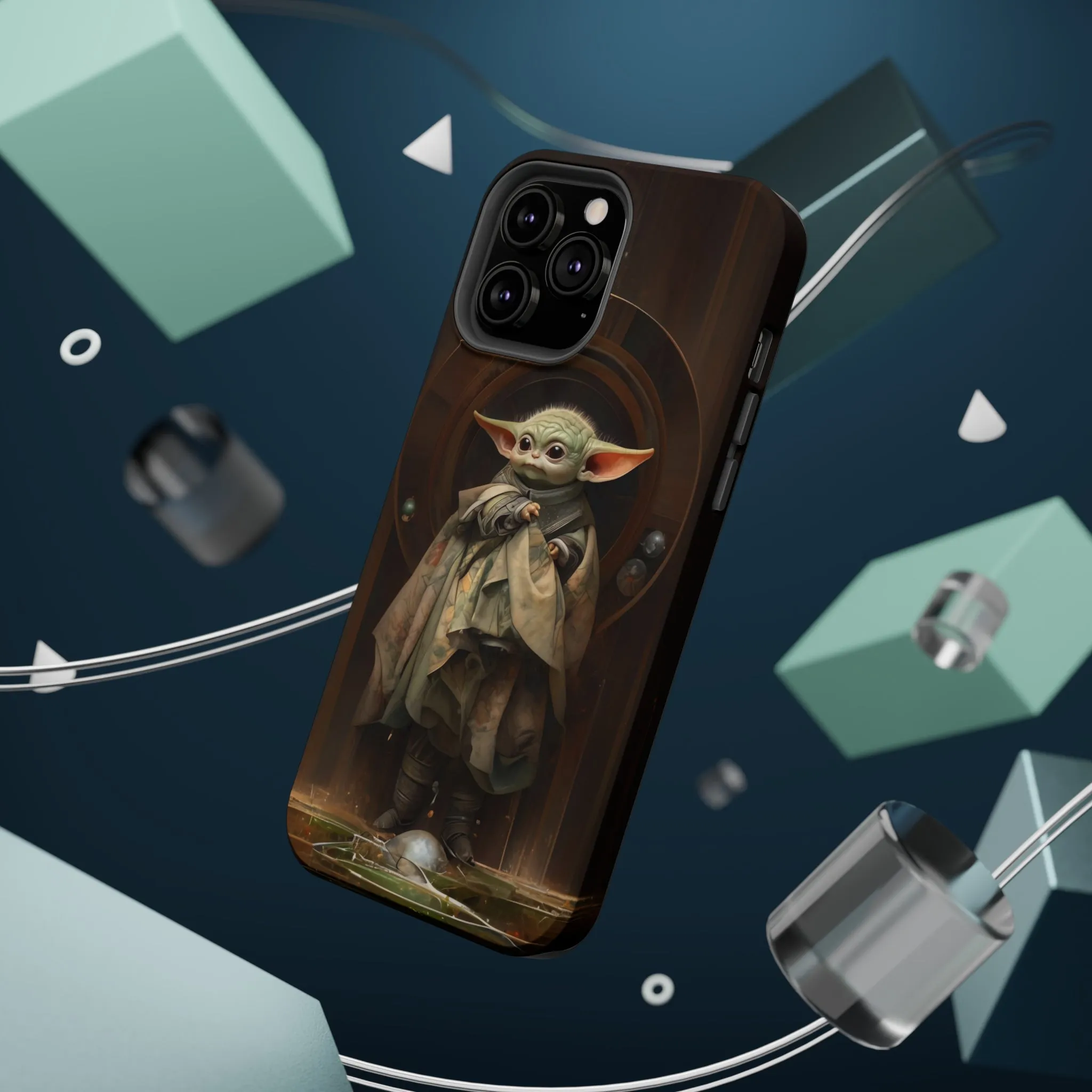 MagSafe Tough iPhone Case - Baby Yoda Grogu Renaissance Painting