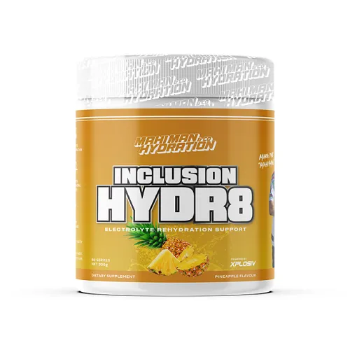 MAHI MAN INCLUSION HYDR8 ELECTROLYTE REHYDRATION 60 SERVES - PINEAPPLE