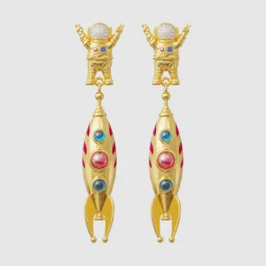 Major Tom & Spaceship Earrings
