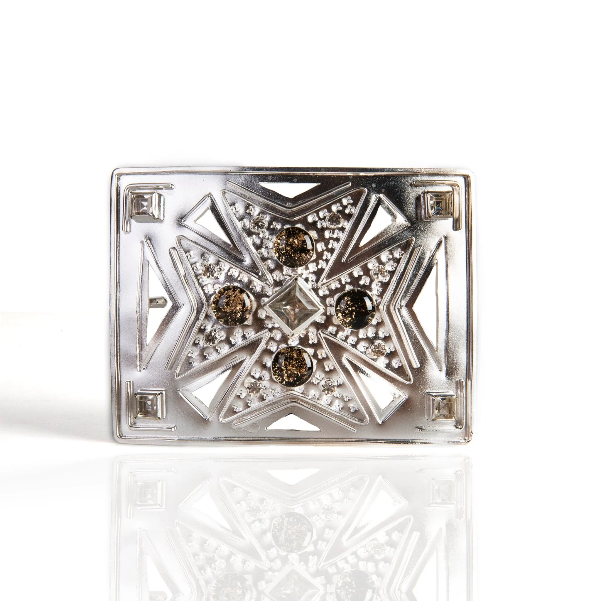 Maltese Cross Square Buckle
