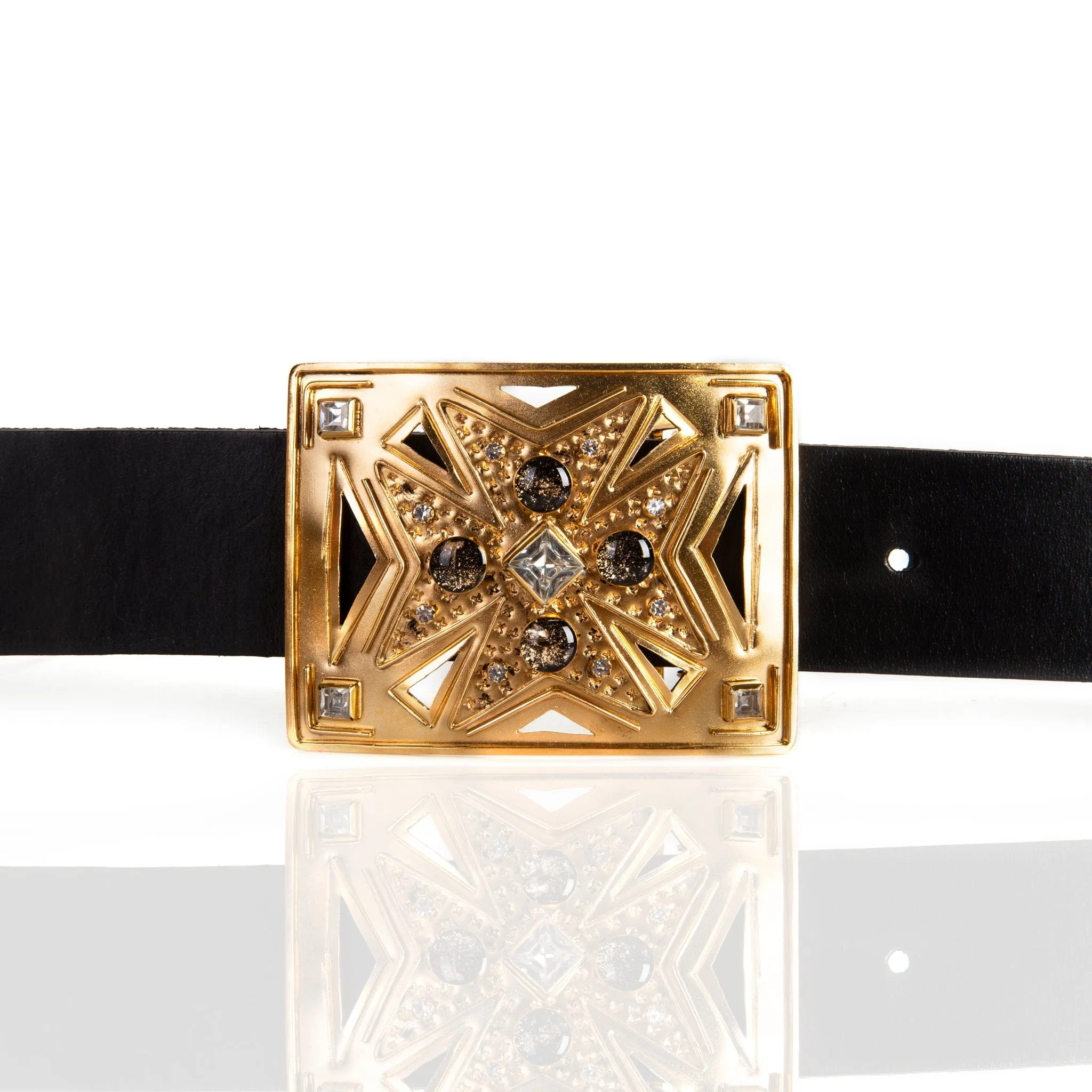 Maltese Cross Square Buckle
