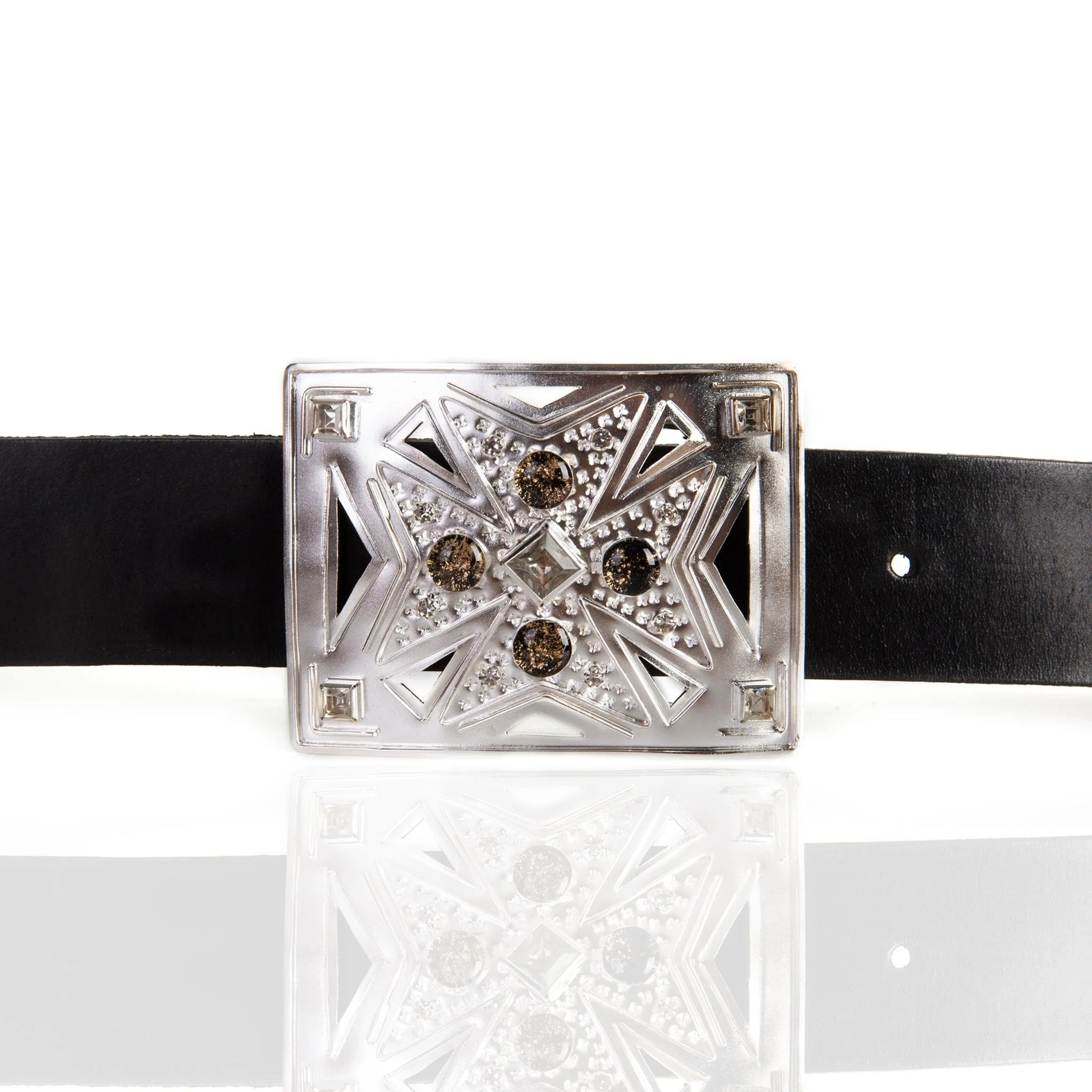 Maltese Cross Square Buckle