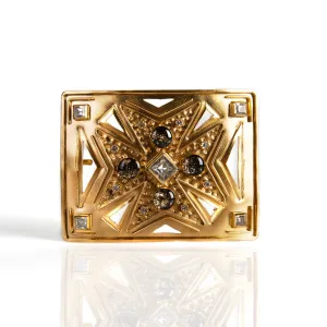Maltese Cross Square Buckle