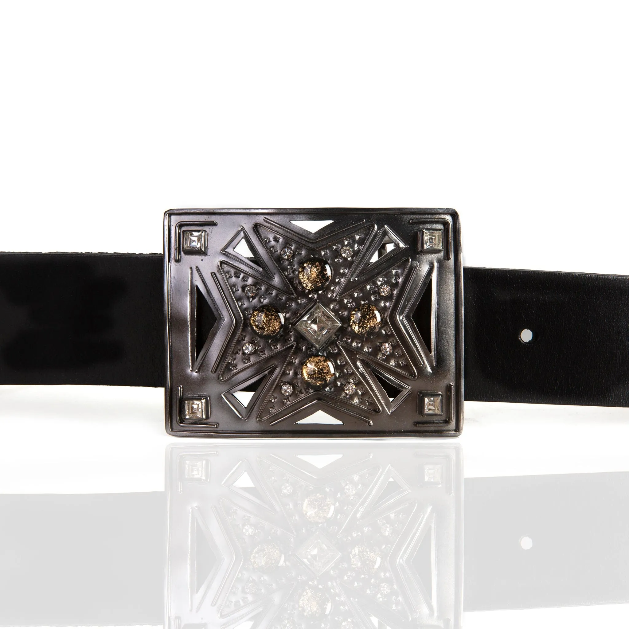 Maltese Cross Square Buckle