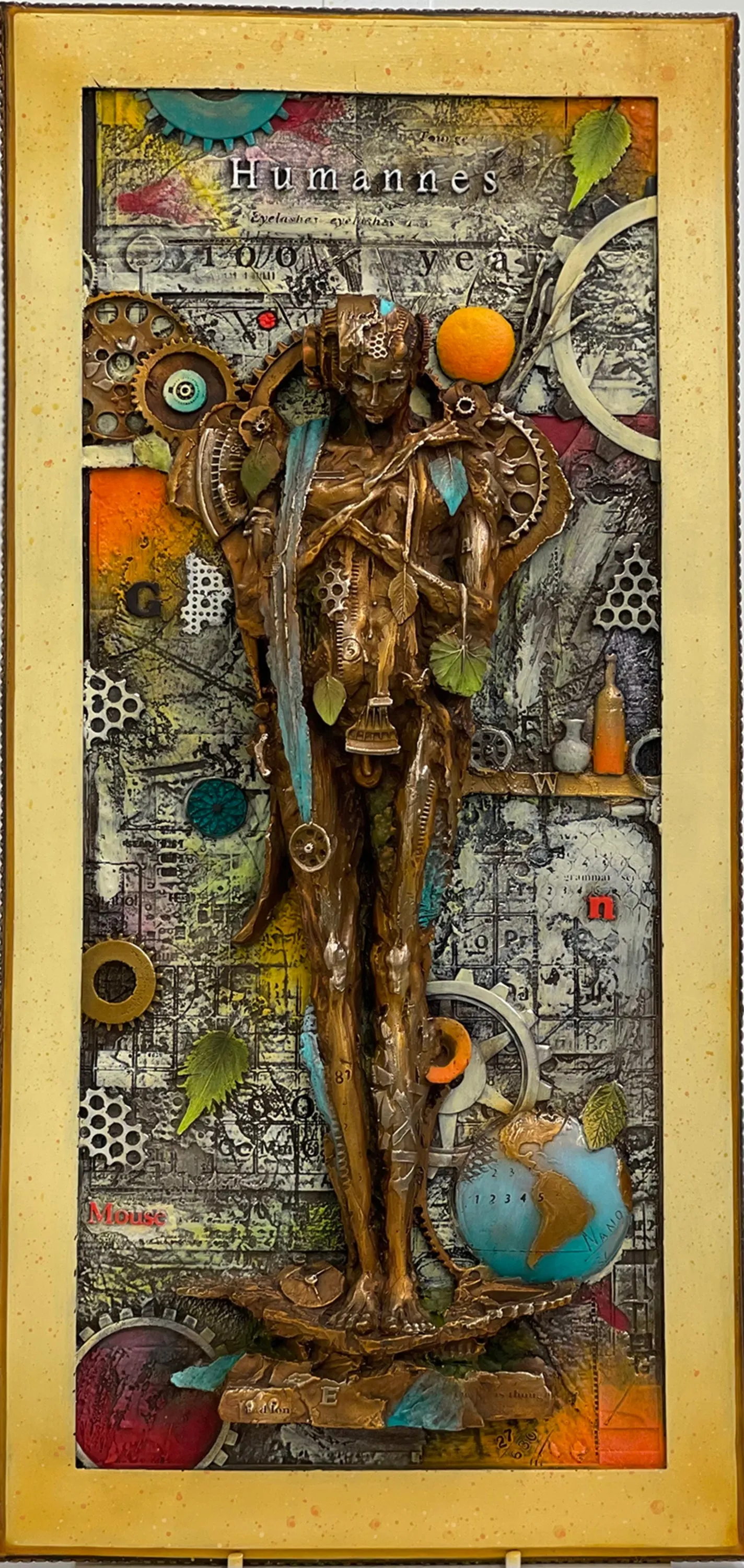 Man dot Earth Relief Large
