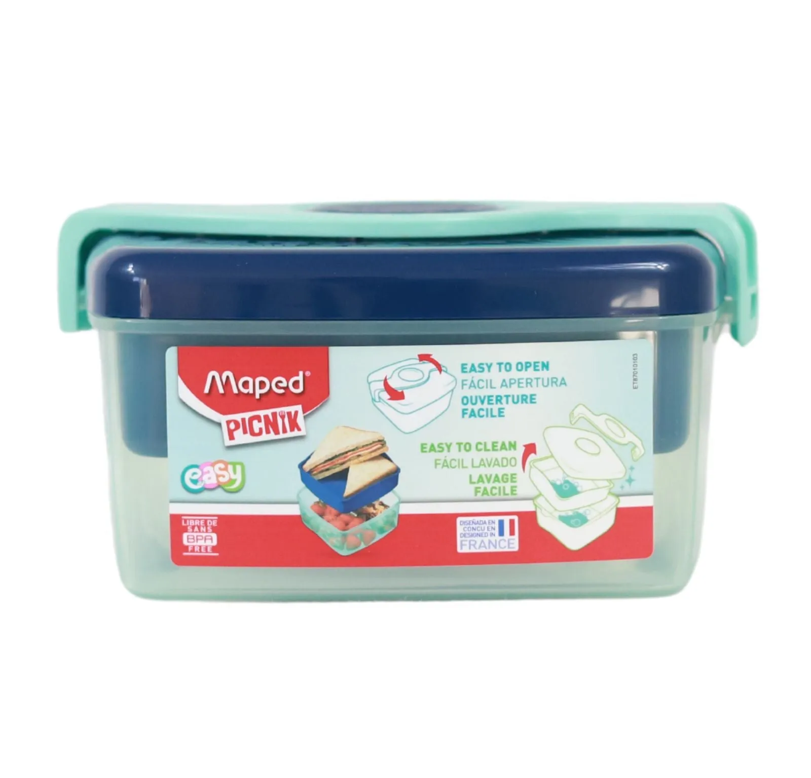 Maped - Picnik Concept - Twist Sandwich Box - Blue