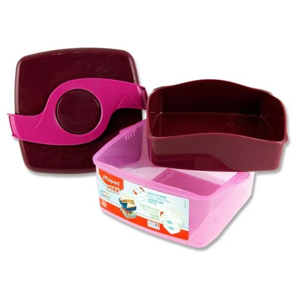 Maped - Picnik Concept - Twist Sandwich Box - Pink