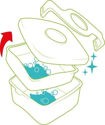 Maped - Picnik Concept - Twist Sandwich Box - Turquoise