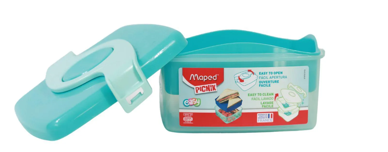Maped - Picnik Concept - Twist Sandwich Box - Turquoise