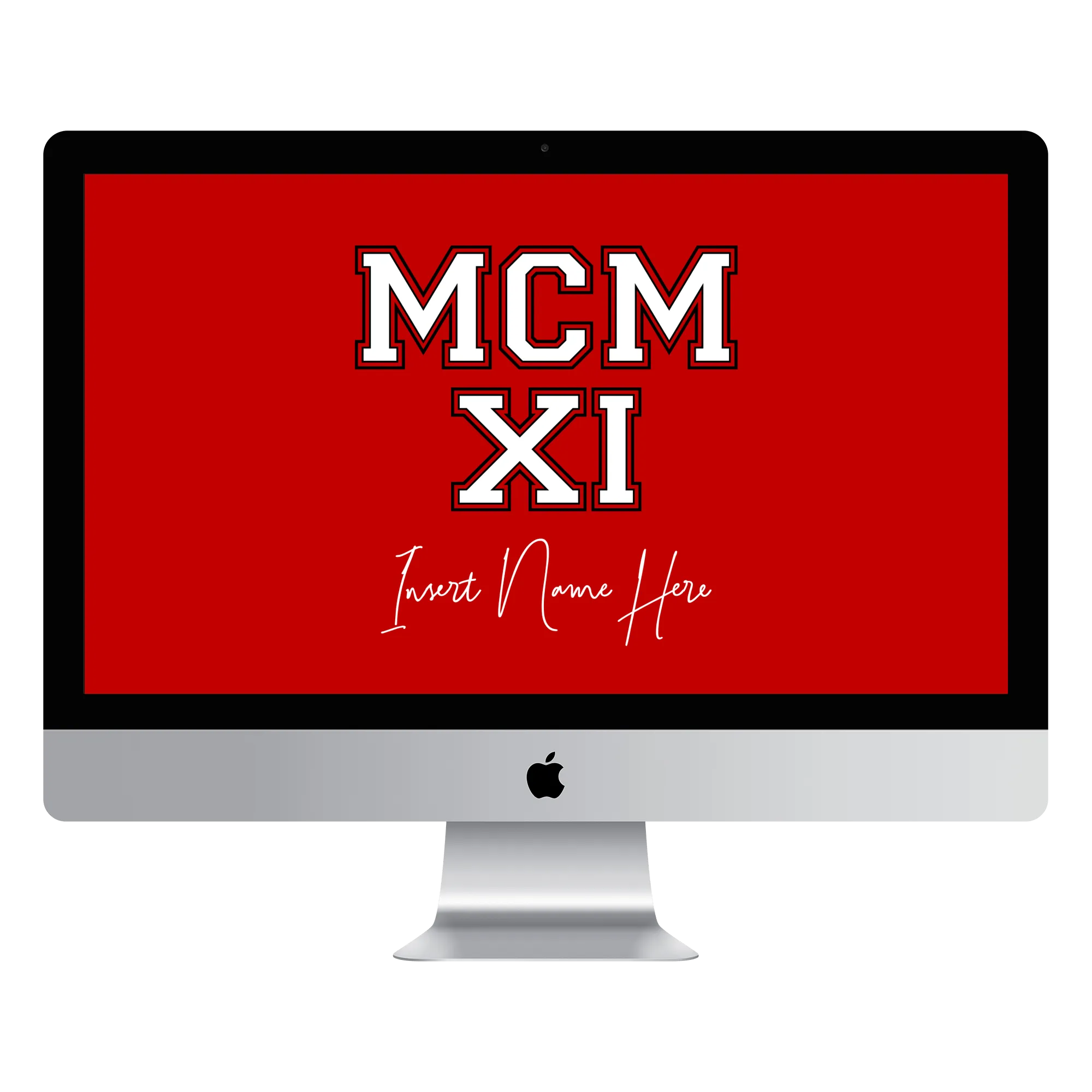MCMXI Pretty Boys Edition Custom Desktop Wallpaper (Choose Color)