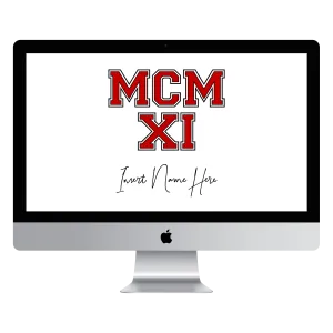 MCMXI Pretty Boys Edition Custom Desktop Wallpaper (Choose Color)