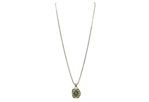 Medallion Artifact Pendant Necklace