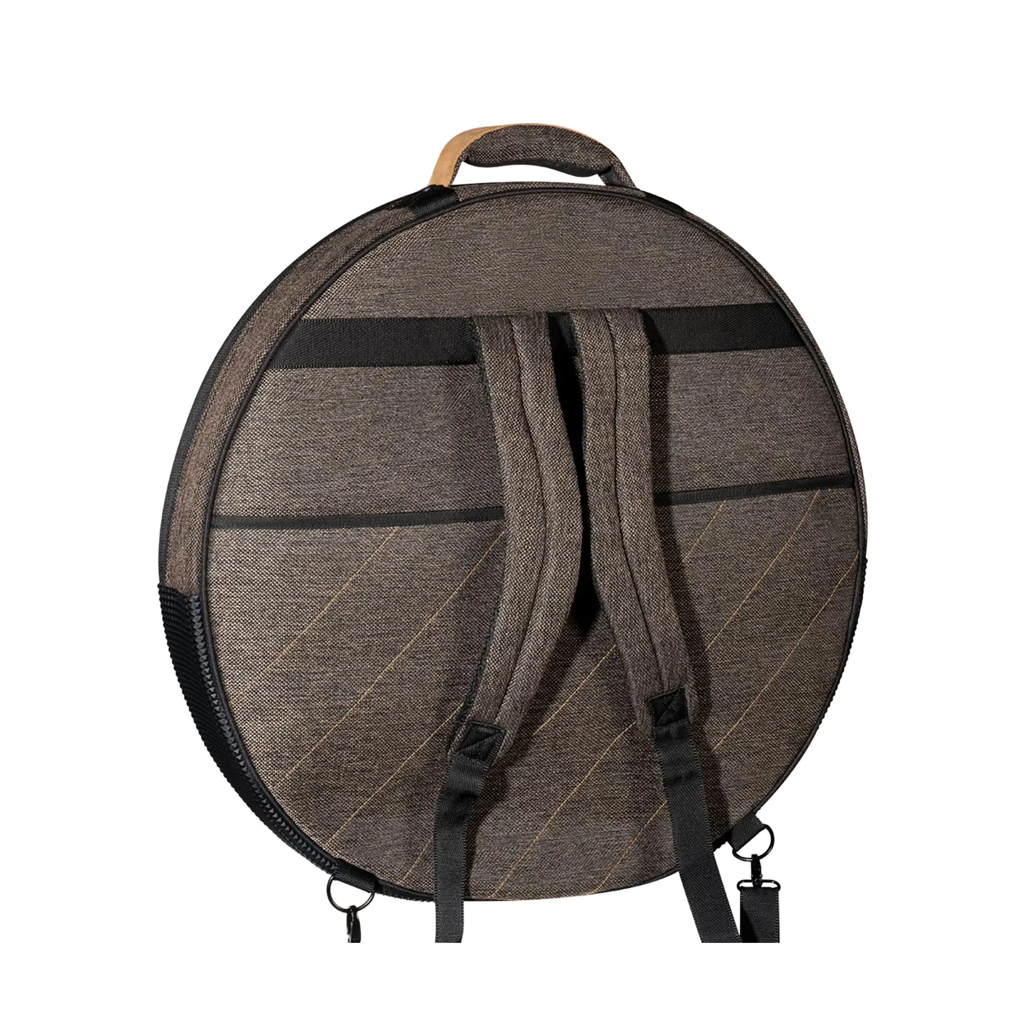 MEINL Cymbals MCCB22BK 22inch Classic Woven Backpack Cymbal Bag, Mocha Tweed