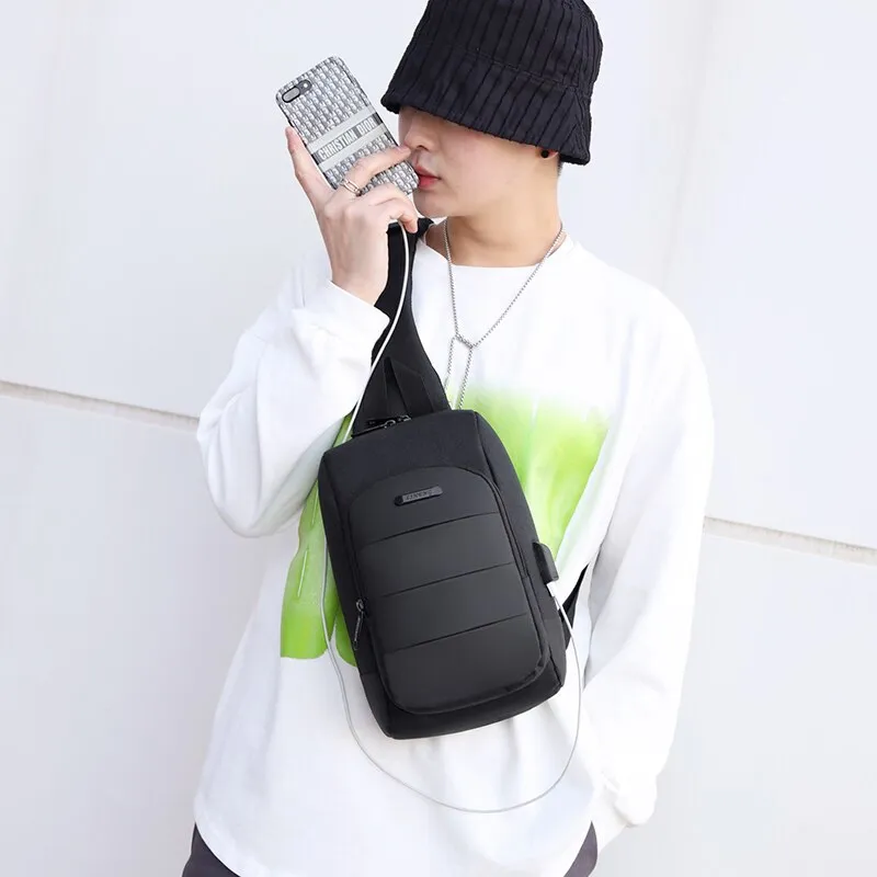 Men's Backpack Business Crossbody Bags For Men Multi-function