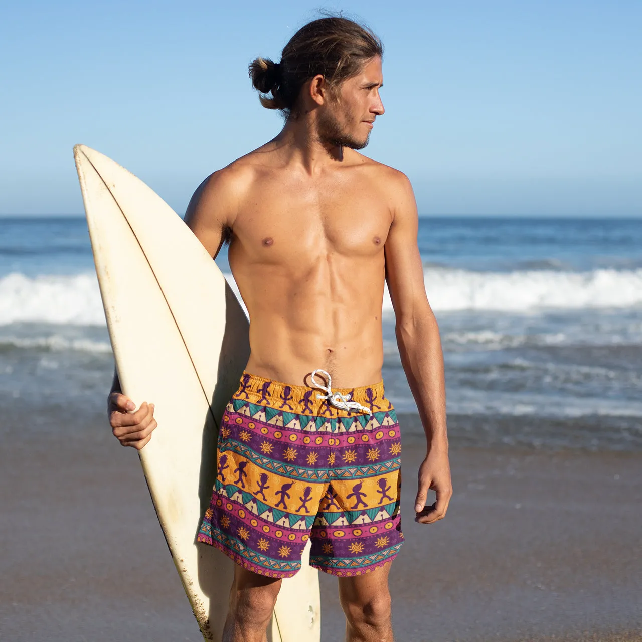 Men's Hieroglyphics Swim Trunks