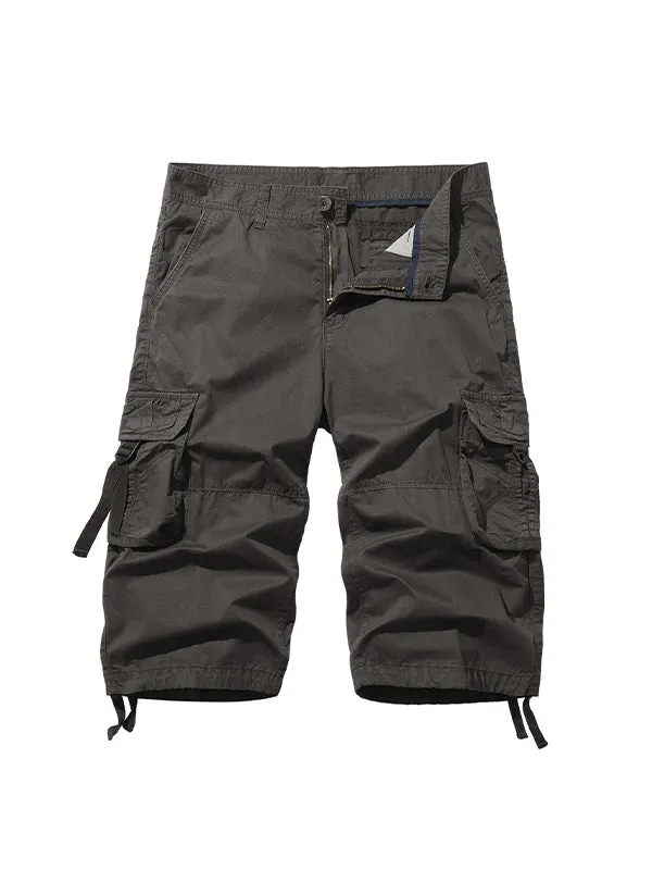 Men's Loose Casual Shorts Multiple Pockets Cargo Shorts