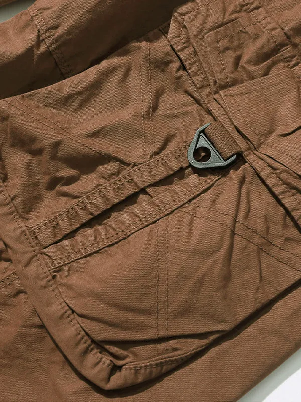 Men's Loose Casual Shorts Multiple Pockets Cargo Shorts