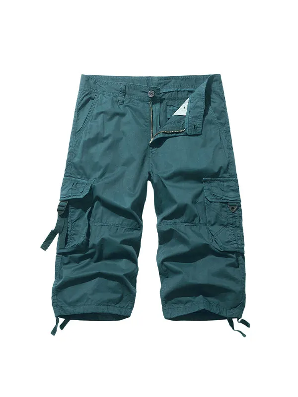 Men's Loose Casual Shorts Multiple Pockets Cargo Shorts