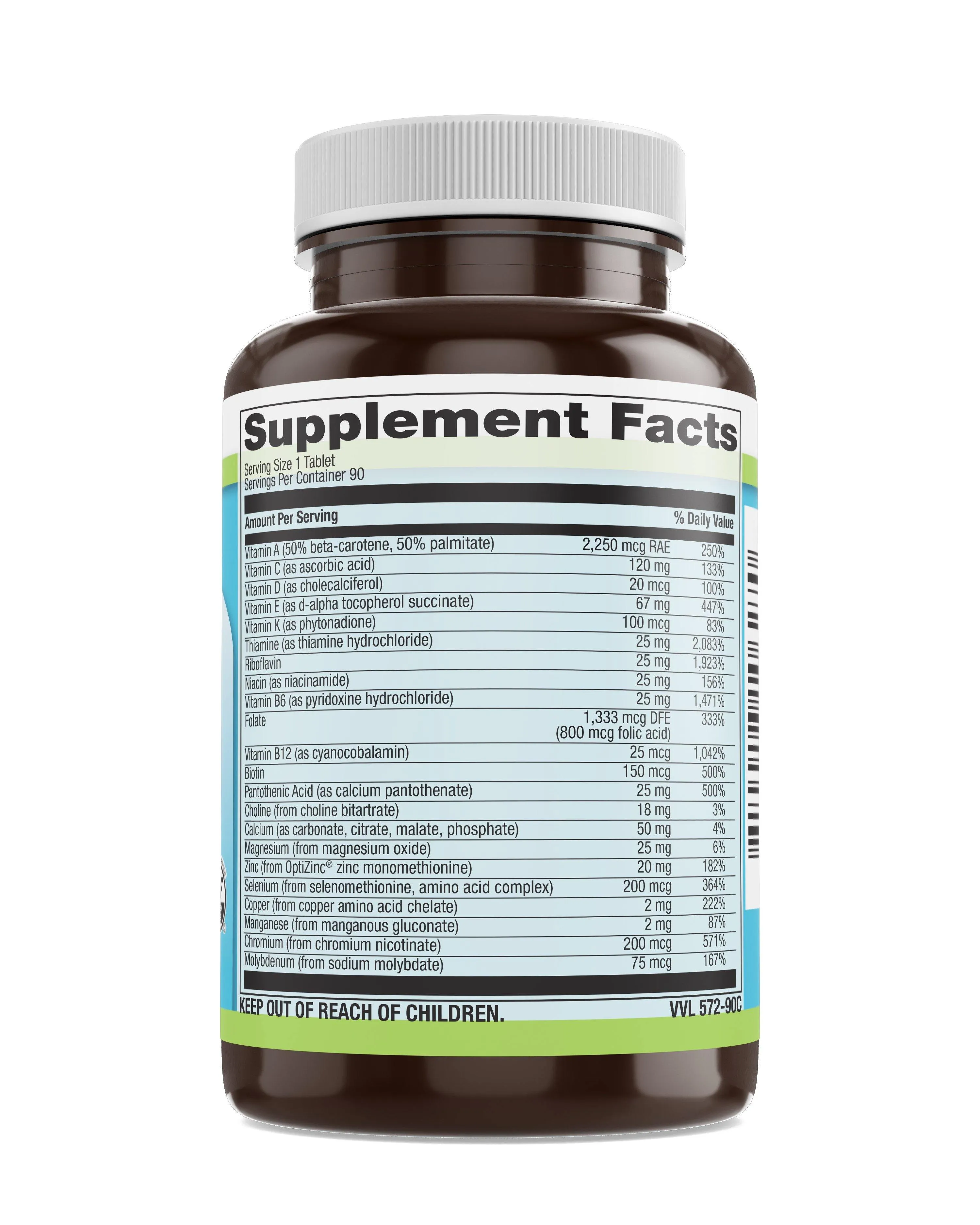 Men's Once Daily Veg Tabs 90 Count