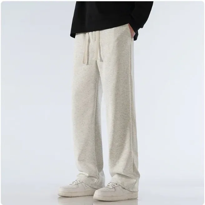 Men's Relaxed Wide-Leg Sports Trousers – Casual & Breathable