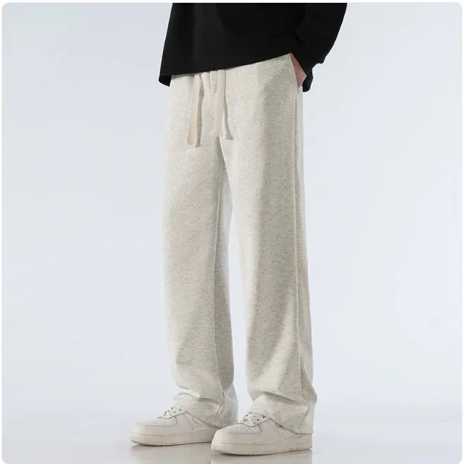 Men's Relaxed Wide-Leg Sports Trousers – Casual & Breathable