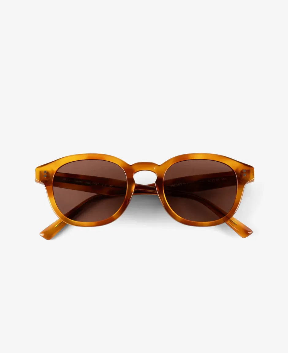 MessyWeekend Billie Havana Brown Sunglasses.