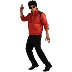 Michael Jackson Beat It Deluxe Red Zipper Jacket M