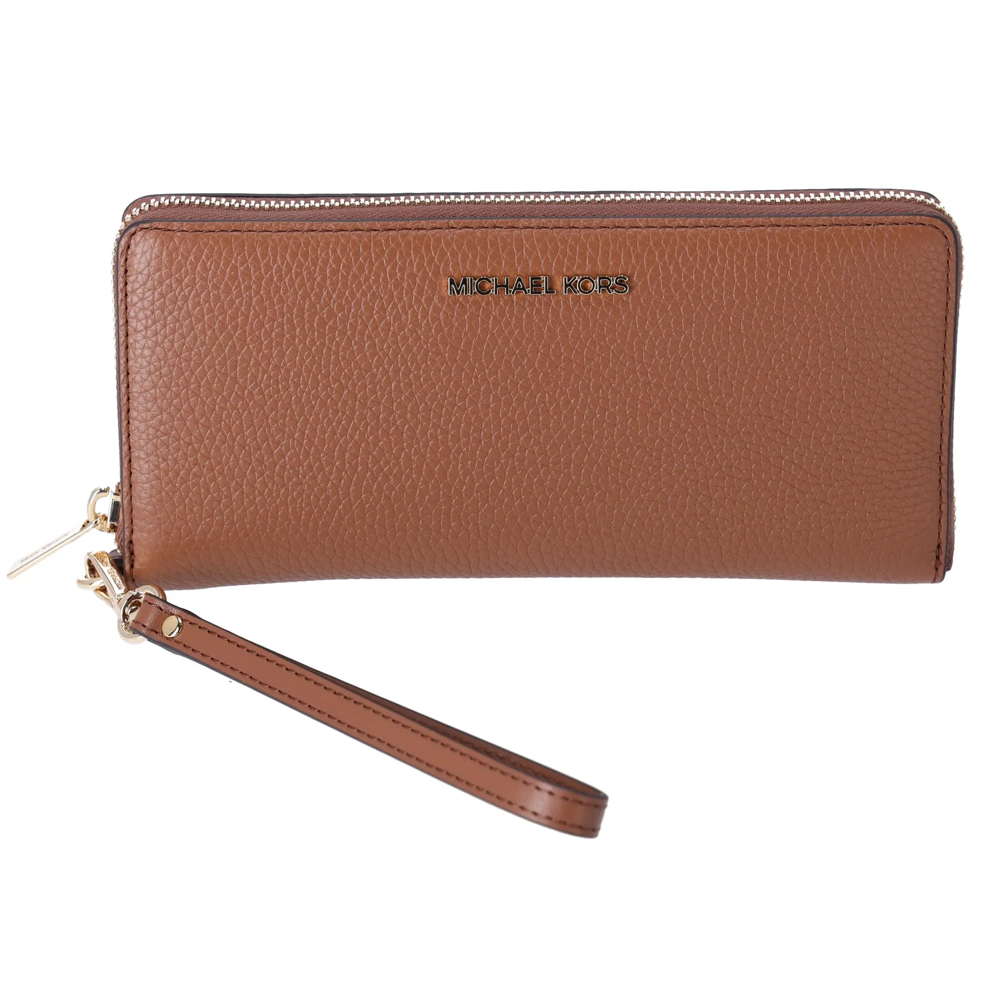 Michael Kors Jet Set Travel Large Continental Pebbled Leather Wallet Luggage