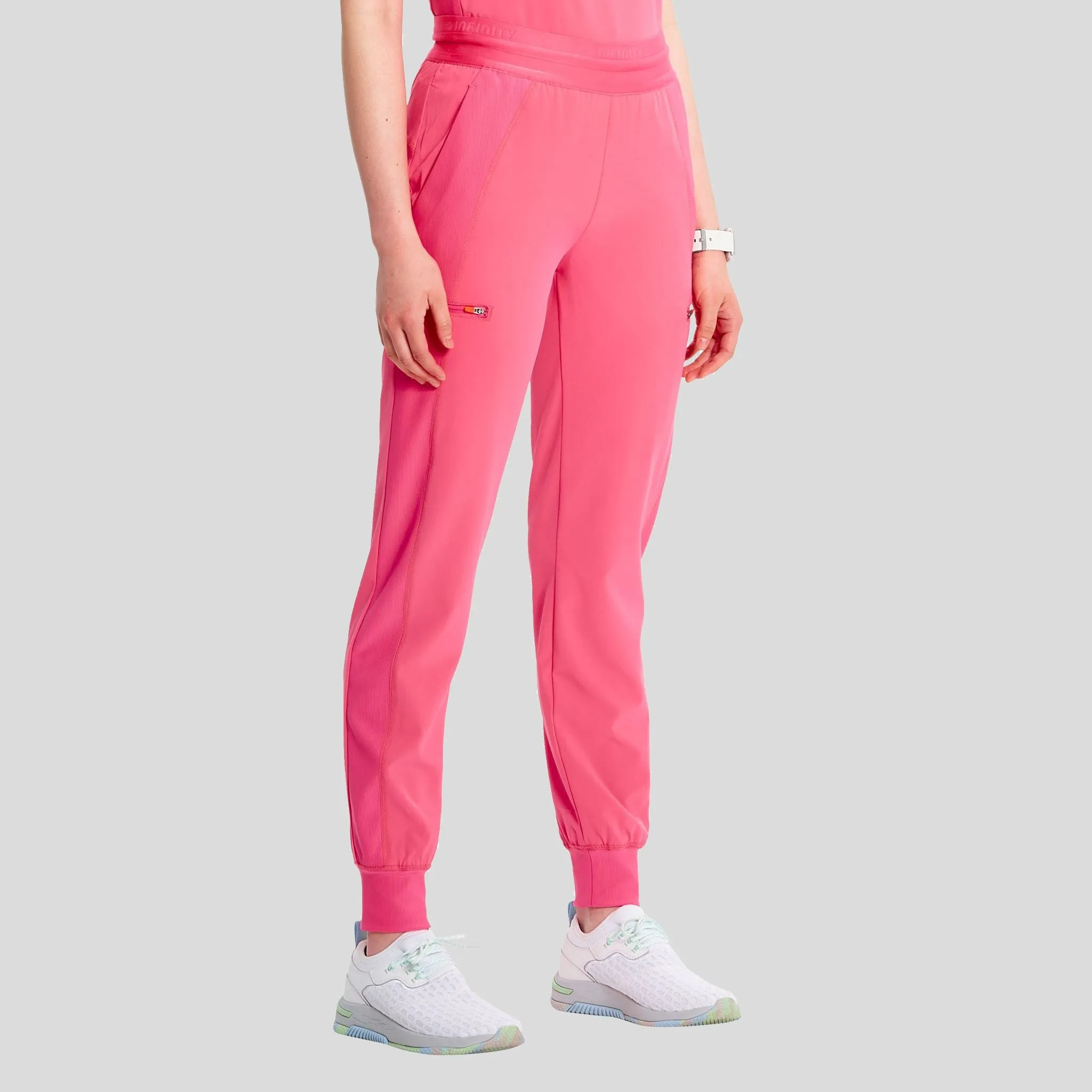 Mid Rise Jogger | Power Pink
