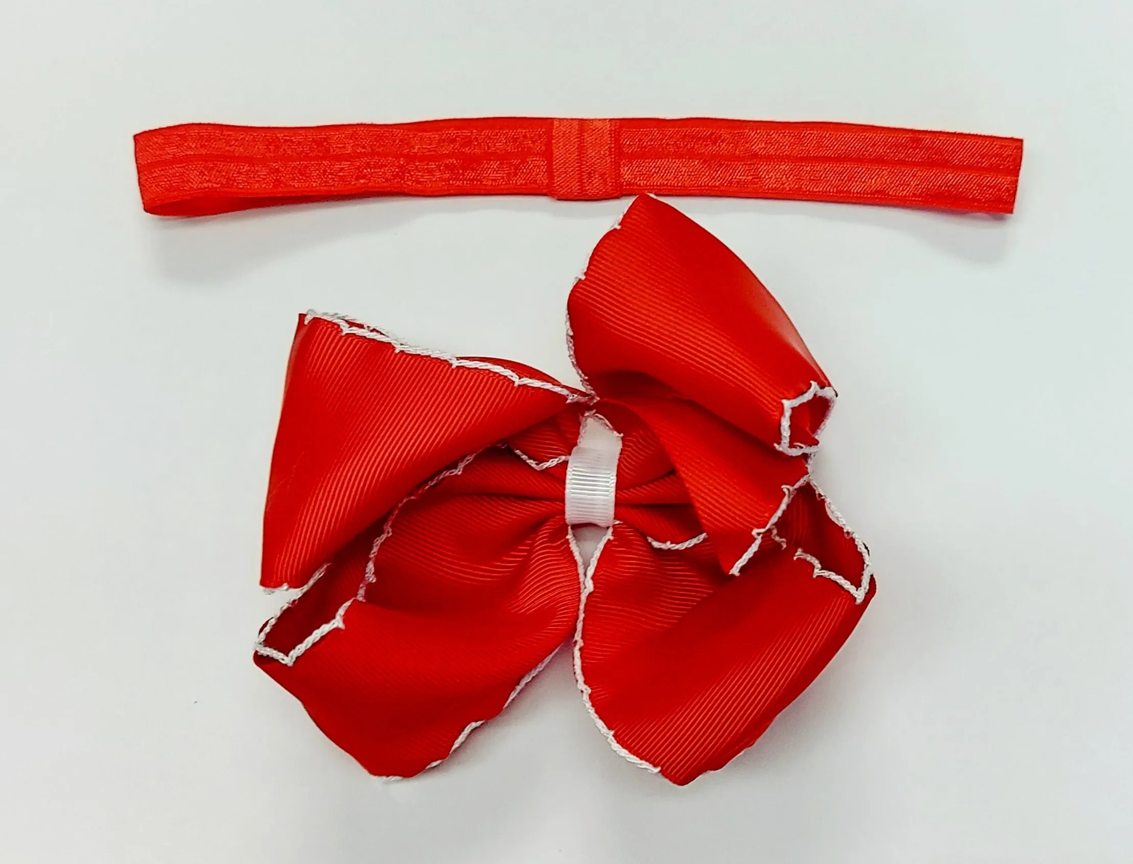 Moonstitch Edging Grosgrain Hairbows