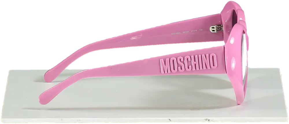Moschino Pink Heart Shaped logo Arm Sunglasses
