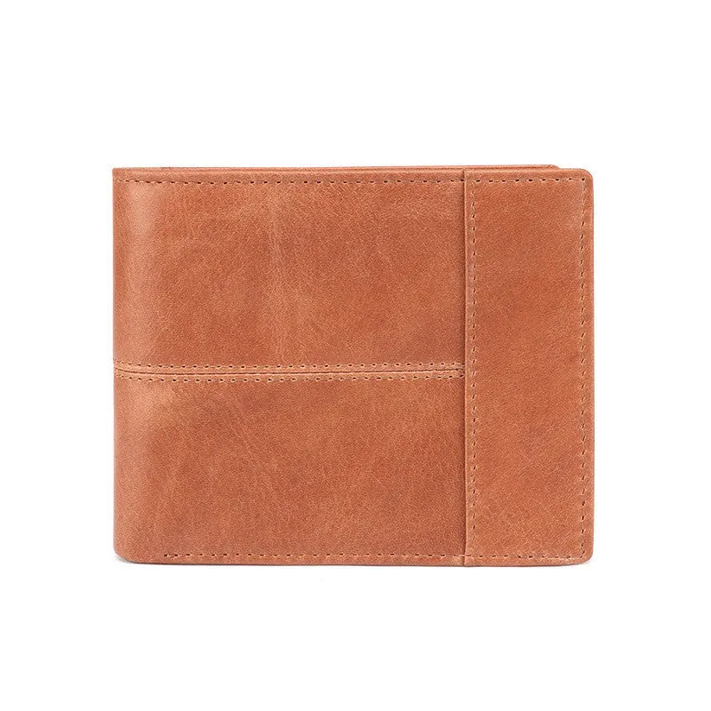 Multi-card leather men's wallet
