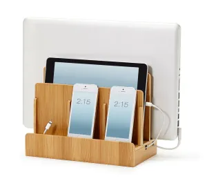 Multi-Device Charging Station Bamboo