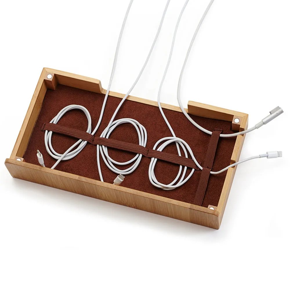 Multi-Device Charging Station Bamboo